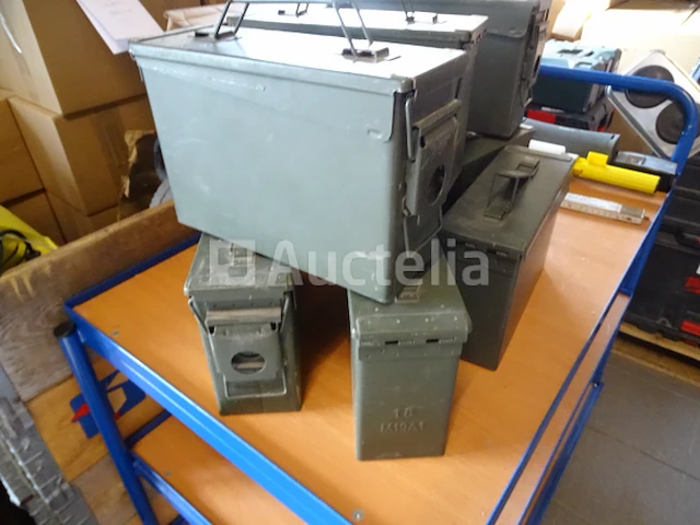 8 m19a1 metalen munitiekisten - afbeelding 4 van  6