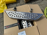 8 metec opstap zijrtredes verchroomd voor opel movano - afbeelding 1 van  5
