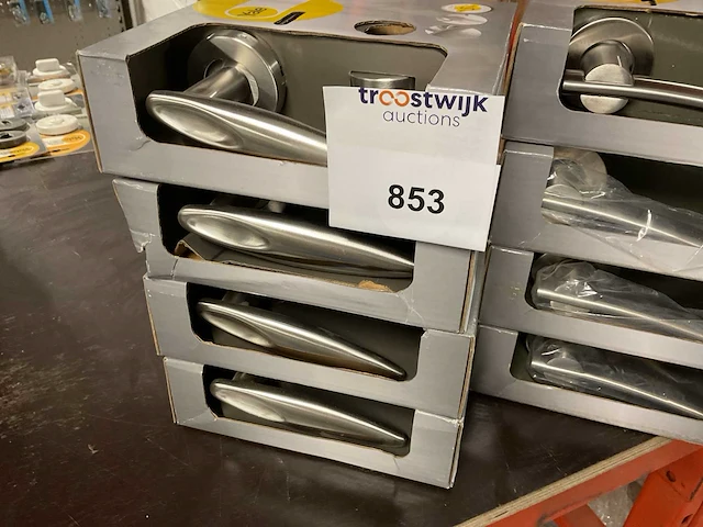 8 moderne inox deurkrukken - afbeelding 3 van  6