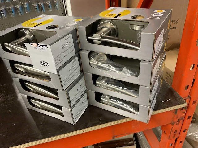 8 moderne inox deurkrukken - afbeelding 5 van  6
