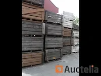 8 oude houten fruitkratten - afbeelding 5 van  6