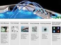8-persoons buitenspa met balboa en wifi en 112 massagejets (3 kleuren mogelijk) - afbeelding 15 van  25