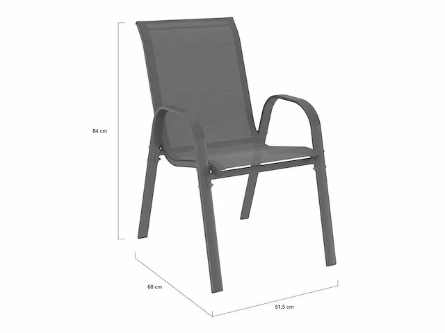 8-persoons tuinmeubelen in antraciet, grijs textileen en gehard glas - afbeelding 6 van  9