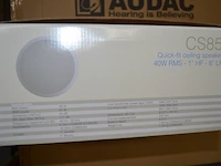 8 plafondinbouw speakers audac cs85 nieuw in doos - afbeelding 1 van  3