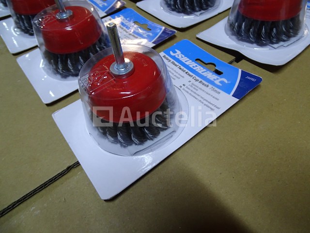 8 silverline gedraaide staaldraad boorborstels - afbeelding 4 van  5