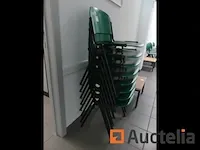 8 stoelen stapelbare - afbeelding 1 van  4