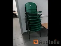8 stoelen stapelbare - afbeelding 3 van  4