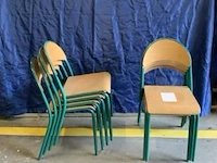 8 stoelen zithoogte 46 cm