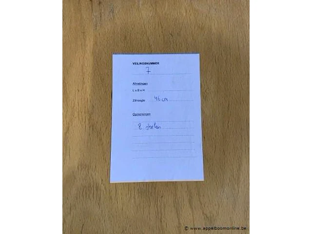 8 stoelen zithoogte 46 cm - afbeelding 2 van  2