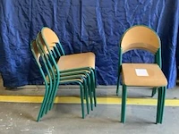 8 stoelen zithoogte 46 cm