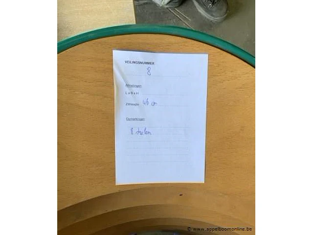 8 stoelen zithoogte 46 cm - afbeelding 2 van  2