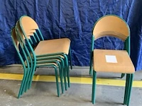 8 stoelen zithoogte 46 cm