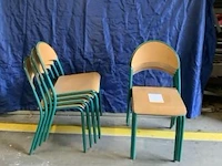 8 stoelen zithoogte 46 cm