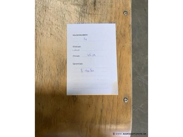 8 stoelen zithoogte 46 cm - afbeelding 2 van  2