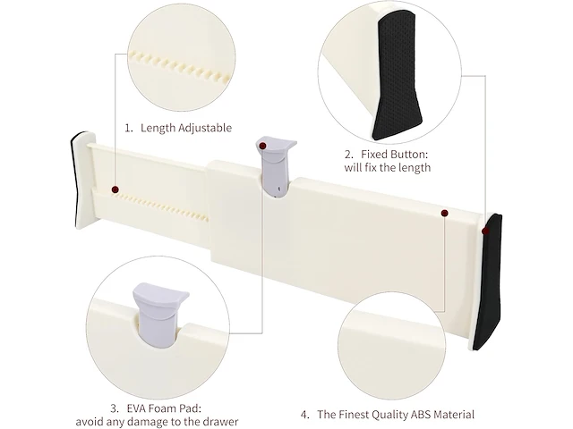 8 stuks ladeverdelers - afbeelding 4 van  7