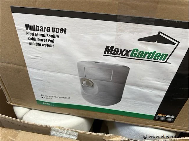 8 stuks, vulbare voet voor partytent - afbeelding 1 van  2