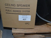 8 verschillende speakers audac, 2 audac adaptors - afbeelding 4 van  10