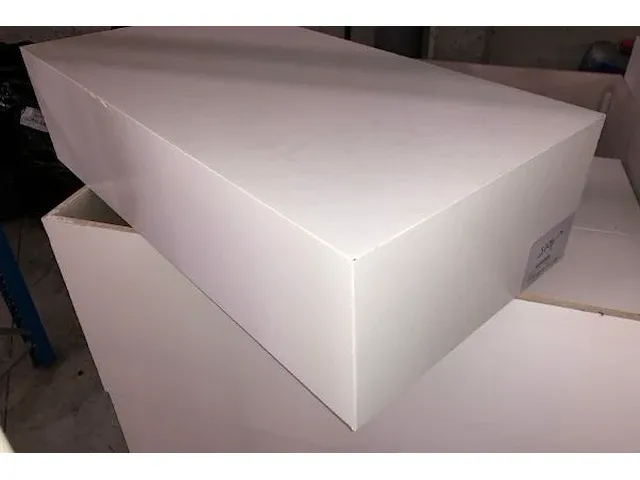 8 witte houten blokken - afbeelding 2 van  2