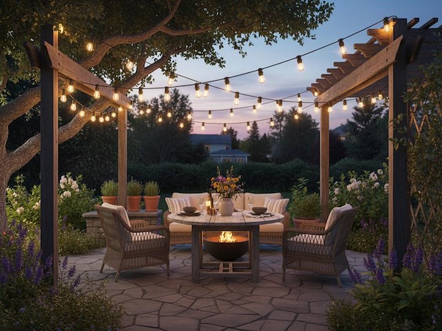 8 x 10 meter e27 waterdicht prikkabel koppelbaar - afbeelding 4 van  7