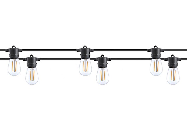 8 x 10 meter e27 waterdicht prikkabel koppelbaar - afbeelding 6 van  7