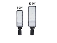 8 x 100w 5000k led straatverlichting met lens waterdicht kantelbaar - afbeelding 3 van  11
