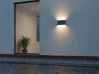 8 x 12w led wandlamp duo licht zwart warm wit waterdicht - afbeelding 5 van  10