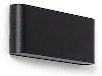 8 x 12w led wandlamp duo licht zwart warm wit waterdicht - afbeelding 6 van  10