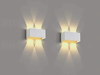 8 x 12w led wit wandlamp 4 licht verstelbaar waterdicht - afbeelding 5 van  10