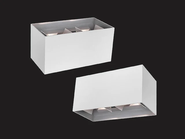 8 x 12w led wit wandlamp 4 licht verstelbaar waterdicht - afbeelding 8 van  10