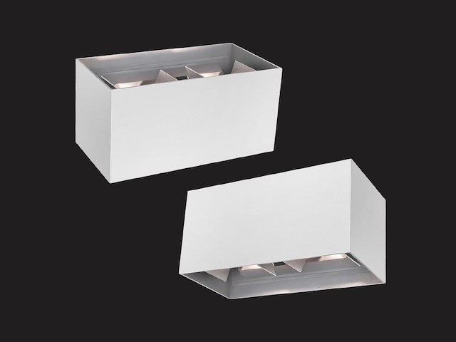 8 x 12w led wit wandlamp 4 licht verstelbaar waterdicht - afbeelding 7 van  9