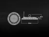 8 x 130w 5000k led ufo highbay slim design waterdicht - afbeelding 3 van  5