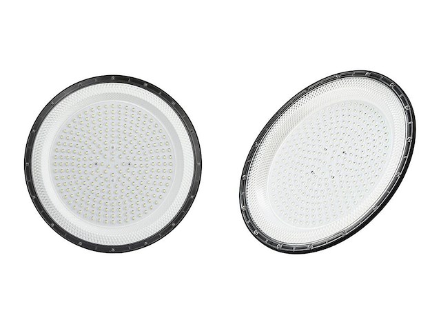 8 x 150w 3000k led ufo highbay slim waterdicht met lens - afbeelding 3 van  8
