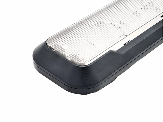 8 x 60cm pro dubbele led tl t8 armaturen waterdicht donkergrijs met reflector - afbeelding 2 van  7