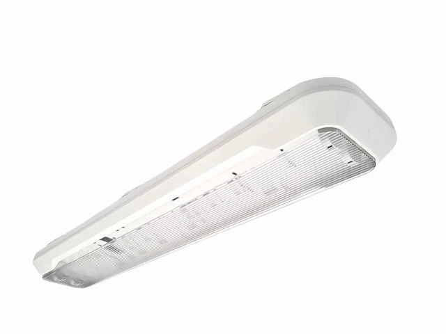 8 x 60cm pro dubbele led tl t8 armaturen waterdicht wit met reflector - afbeelding 1 van  6