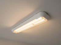 8 x 60cm pro dubbele led tl t8 armaturen waterdicht wit met reflector - afbeelding 1 van  8