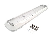 8 x 60cm pro dubbele led tl t8 armaturen waterdicht wit met reflector - afbeelding 8 van  8