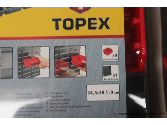 8 x 9 pvc sorteerbakjes topex - afbeelding 2 van  2