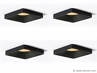 8 x aron design inbouw spots zwart - afbeelding 1 van  5