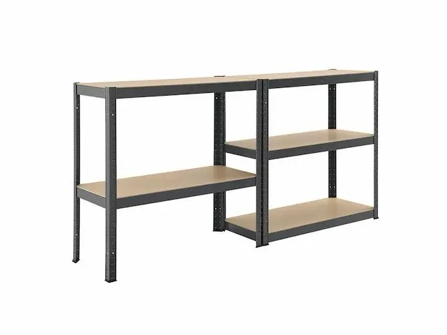 8 x basic opbergplanken set van 8.180 x 90 x 40 cm - afbeelding 5 van  5