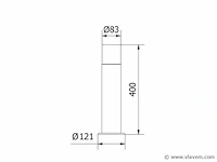 8 x cortona 40 buiten lamp zwart - afbeelding 6 van  9