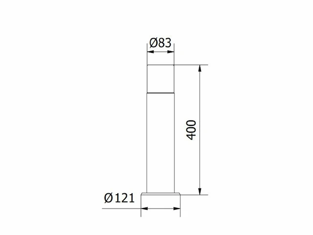 8 x cortona 40 buiten lamp zwart - afbeelding 7 van  10
