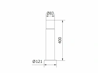 8 x cortona 40 buiten lamp zwart - afbeelding 7 van  10