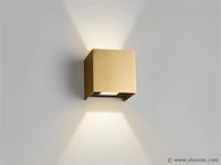 8 x cube motion wand armaturen goud - afbeelding 1 van  8