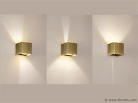 8 x cube motion wand armaturen goud - afbeelding 5 van  8