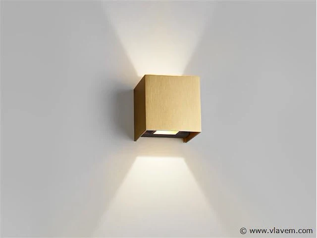 8 x cube motion wand armaturen goud - afbeelding 8 van  8