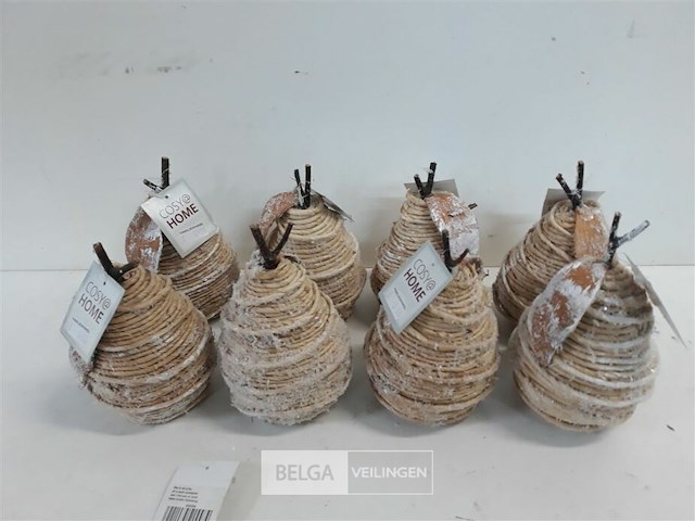 8 x deco peer 13 cm - afbeelding 2 van  3