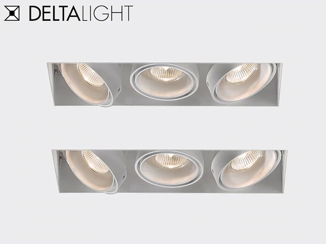 8 x deltalight triple minigrid in trimless - afbeelding 1 van  6