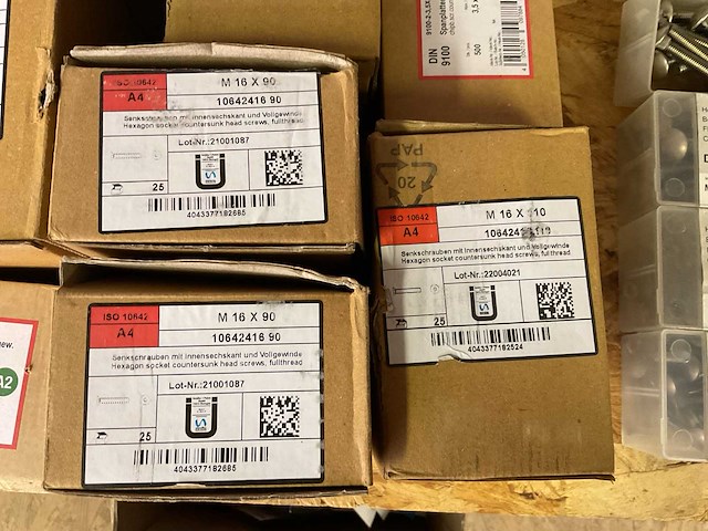 8 x dozen inox houtschroeven - afbeelding 5 van  7