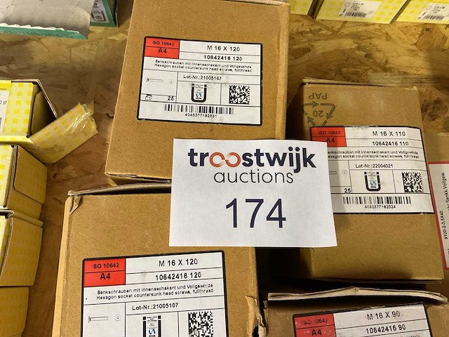 8 x dozen inox houtschroeven - afbeelding 7 van  7