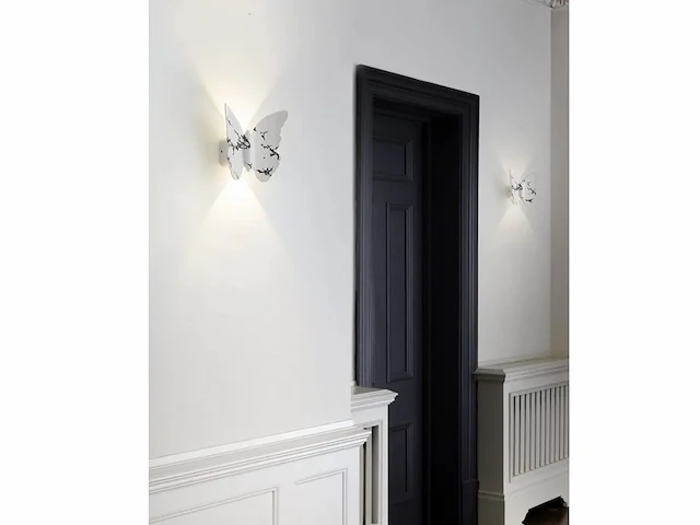 8 x farfalina wandlamp zwart wit - afbeelding 2 van  8